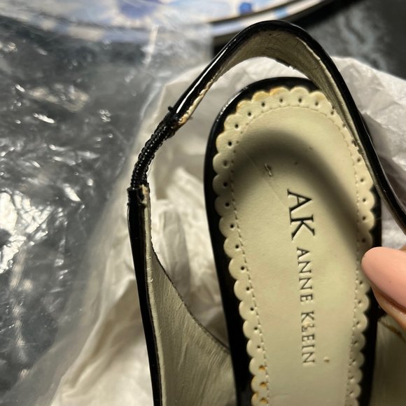 like new size 8 anne klein heels with matching bag - Picture 4 of 6